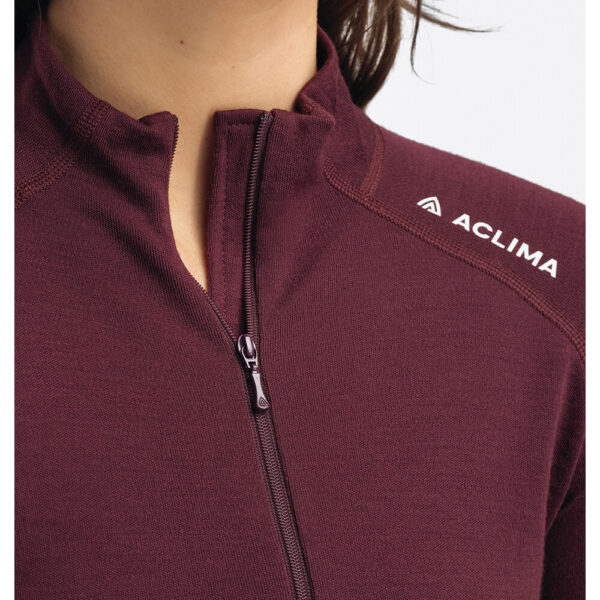 Aclima - Triko dlouhý rukáv WarmWool Mock Neck Shirt Women – obrázek 5