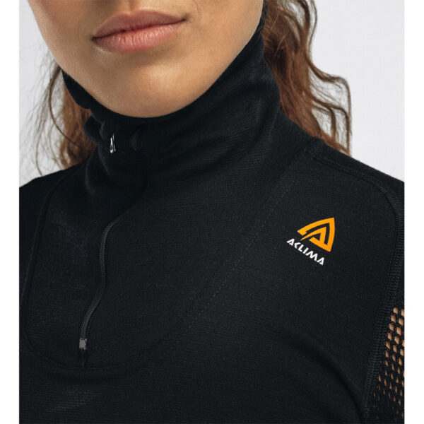 Aclima - Triko dlouhý rukáv WoolNet Polo W/Zip Women – obrázek 4